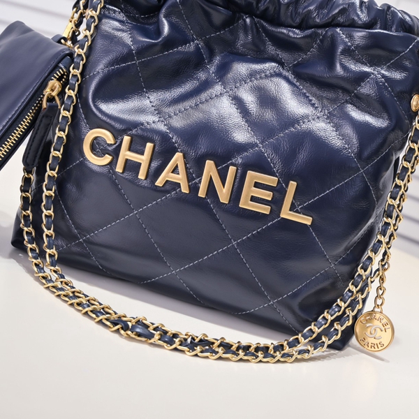 シャネルバッグ素材ディテール